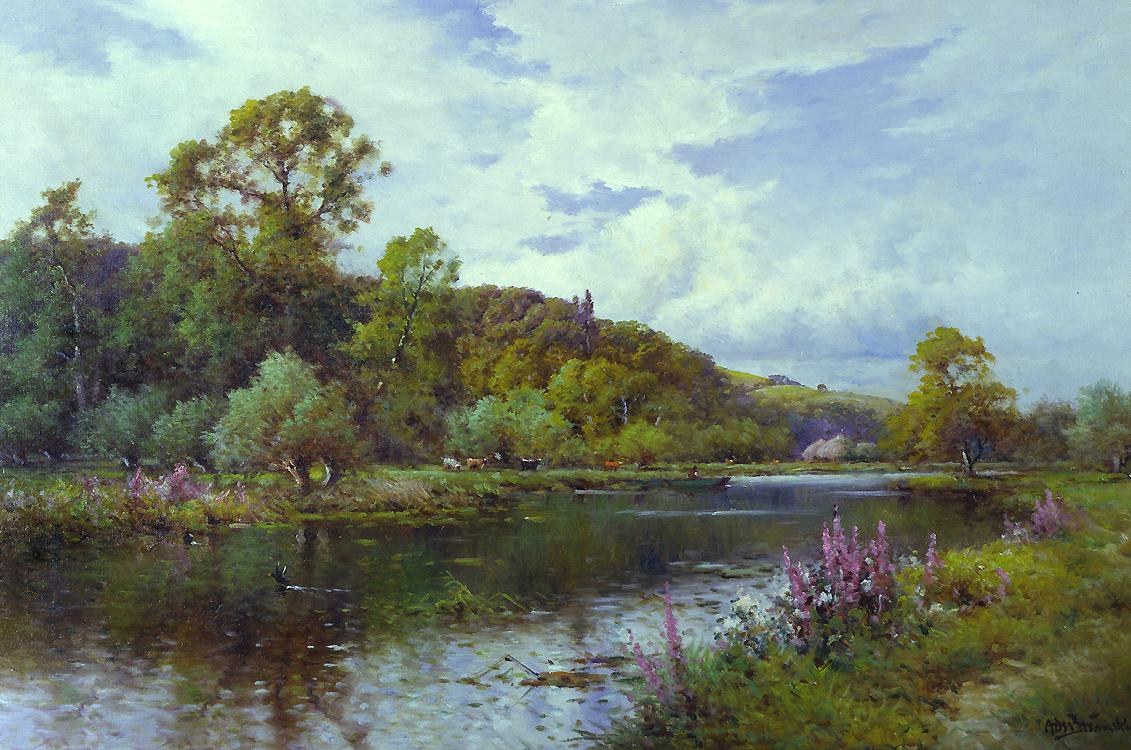 Alfred de Breanski The Thames - Summer Morning near Maidenhead